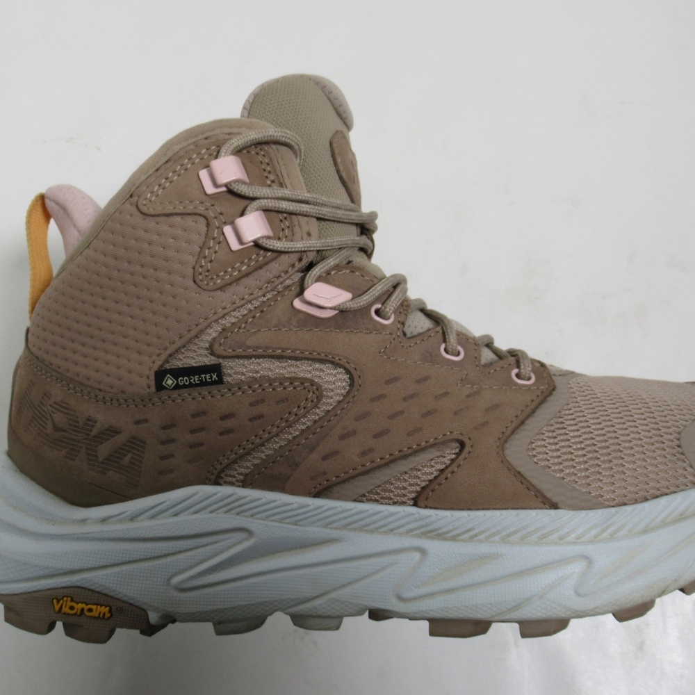 Hoka One One Anacapa 2 Mid GTX Women's Mid Hiking Boots Dune/Ice Flow Tan/Pink